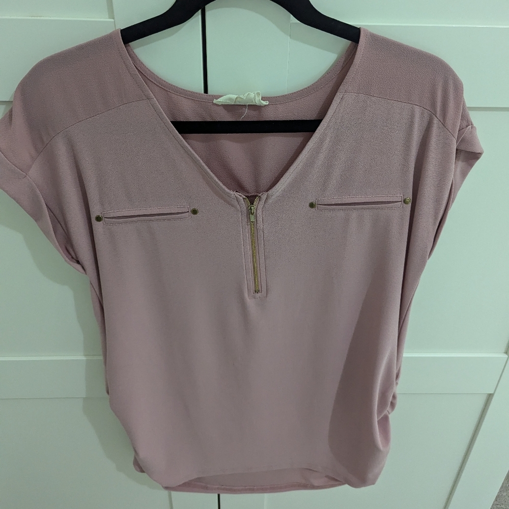 Maternity Top pink blush